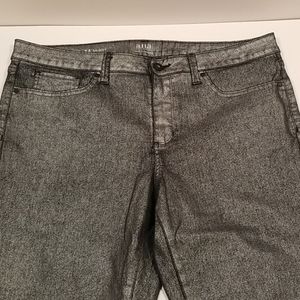 ana Frosted Black Skinny Jeans